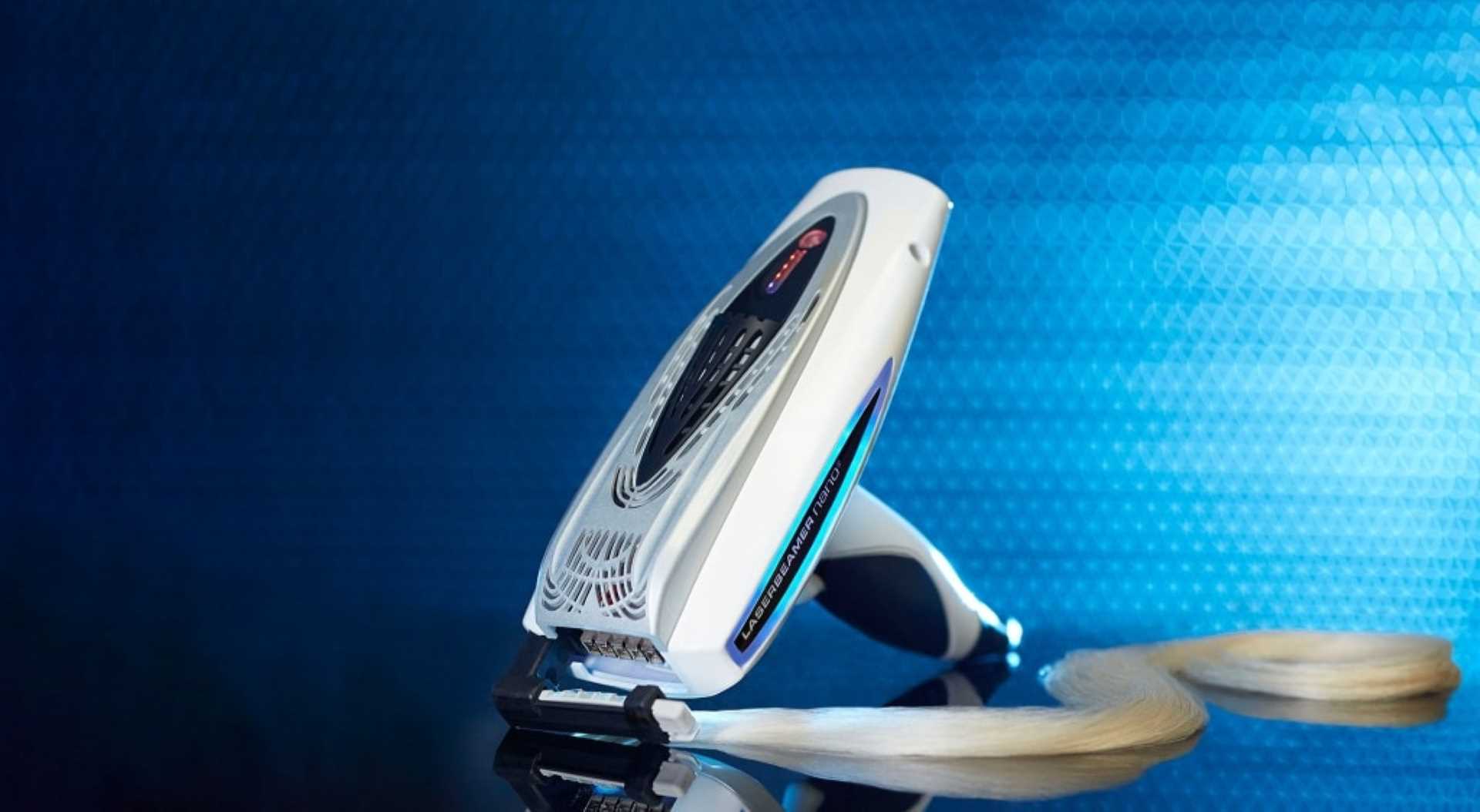 The Laserbeamer Nano applies up to 5 human hair strands at the same time.