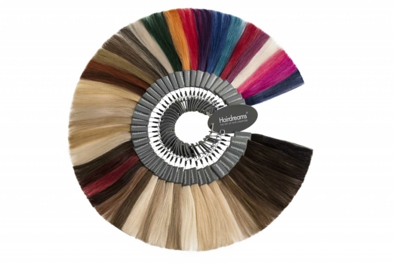 Various selection of hair colors